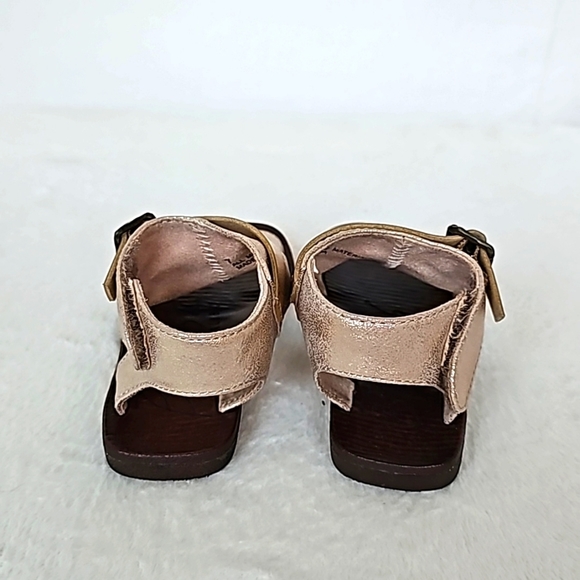 BLOWFISH MALIBU | Little Girls Gladiator Sandals, Rose Gold - Picture 8 of 8